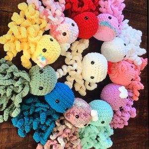 Handmade Crochet Octopus